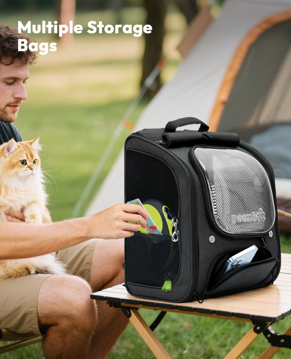 Pecute poches avant et latérales pour transport d'accessoires et friandises