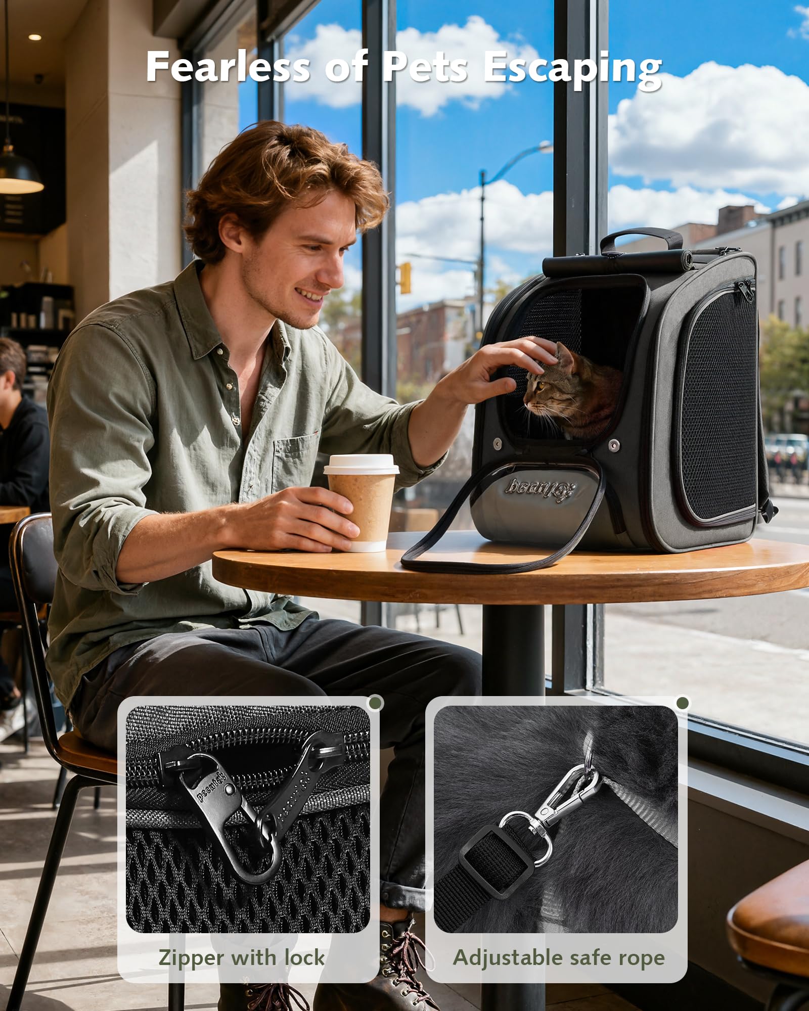 Pecute sac plié compact pour rangement gain de place