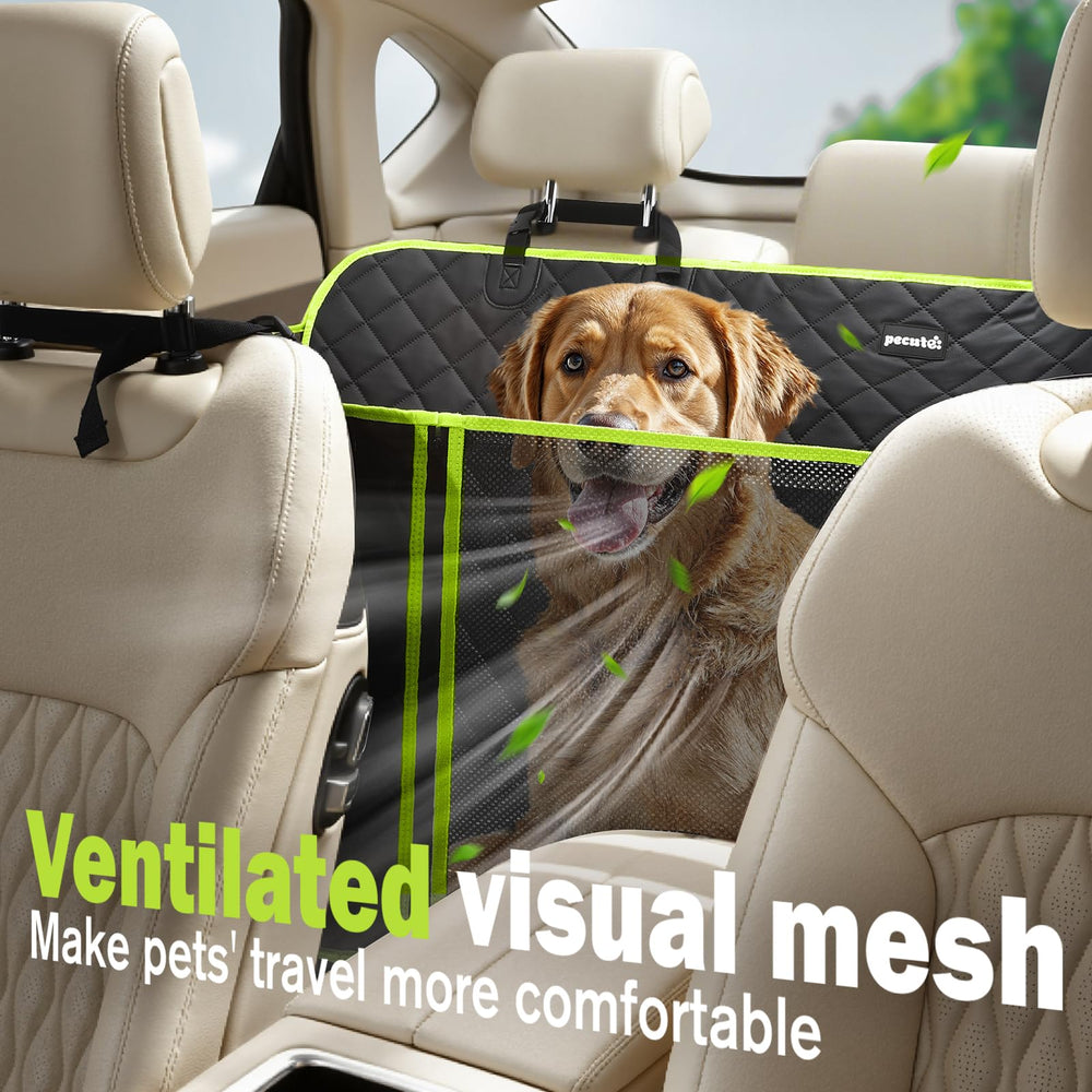 Pecute comparaison échelle montrant dimensions couvrant une banquette standard