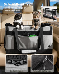 Pecute capote pare-soleil déployée pour protection confortable
