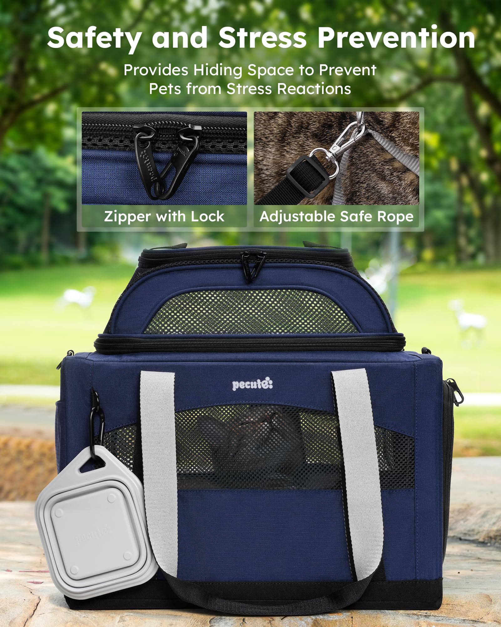 Pecute mesh anti-griffure augmentant ventilation et sécurité