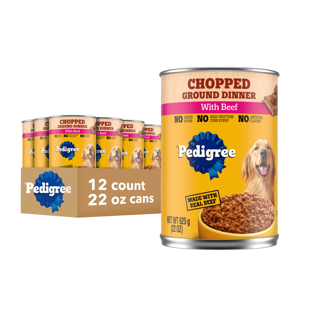 Pedigree boîte boeuf vue avant pour choix rapide et confiance