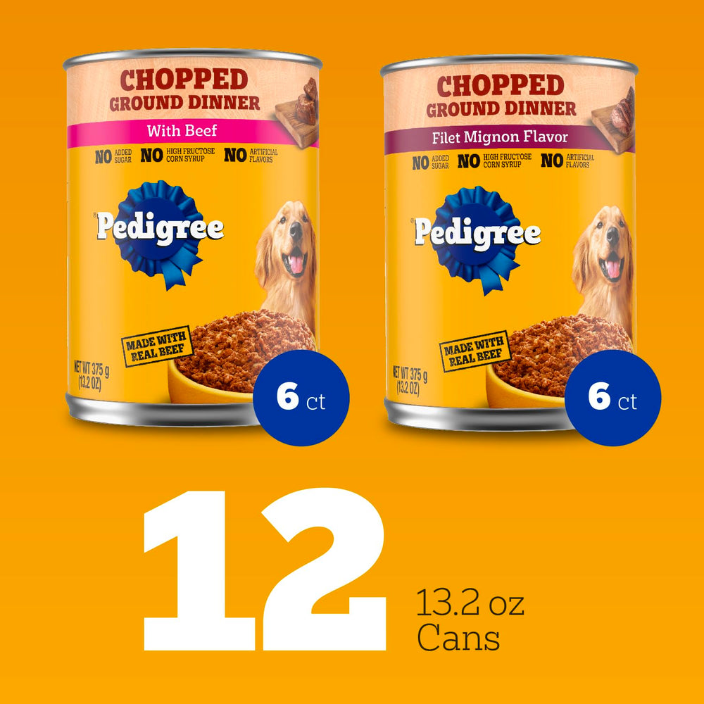 Pedigree gros plan sur la texture hachée pour meilleure acceptation