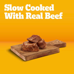 Pedigree boeuf mélangé avec croquettes pour repas complet
