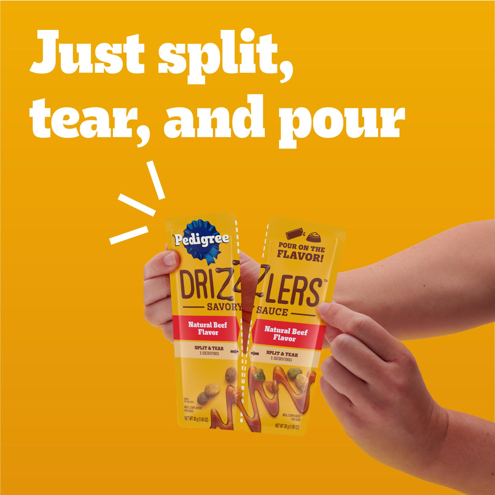 Pedigree Drizzlers versement sur croquettes améliorant appétence