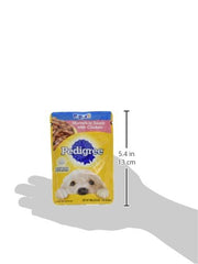 Pedigree emballage gros plan étiquette clarifiant nutriments