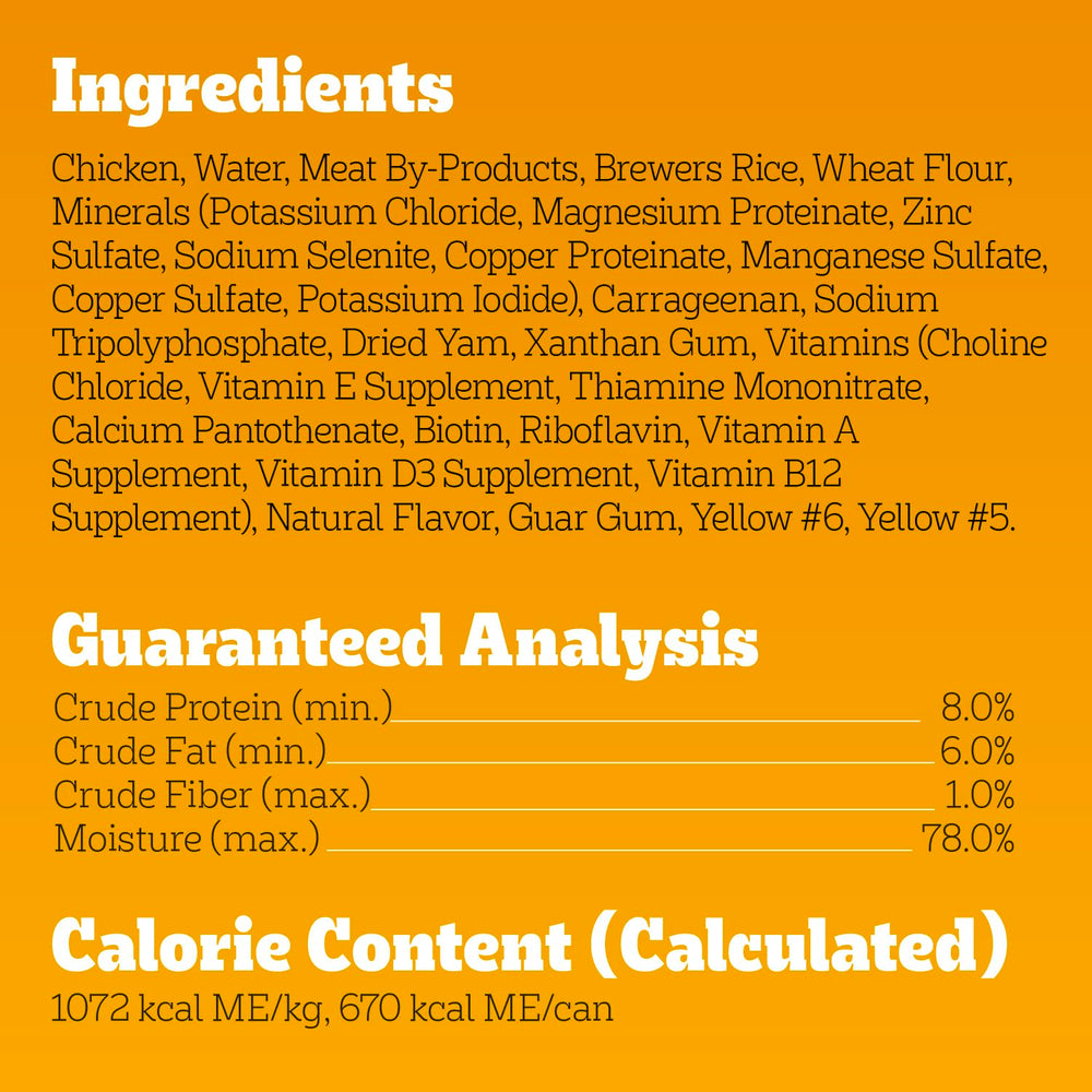 Pedigree étiquette nutritionnelle claire pour choix informé
