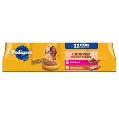 Pedigree face de la boîte montrant l’emballage et le format pratique