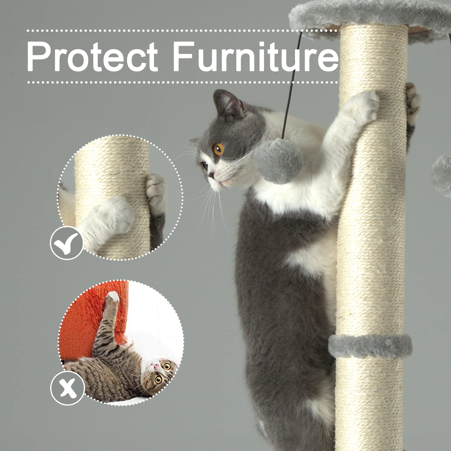 PEEKAB base carrée MDF en peluche offrant stabilité et sécurité