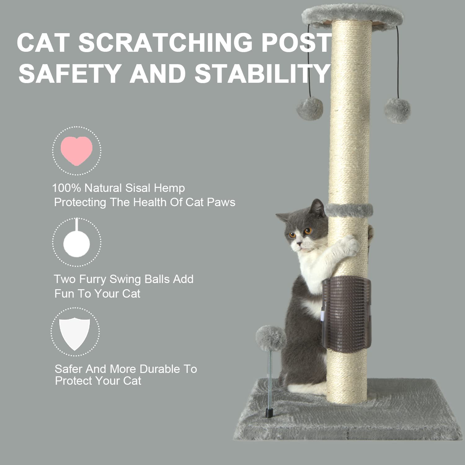 PEEKAB échelle de taille montrant chat qui s’étire confortablement