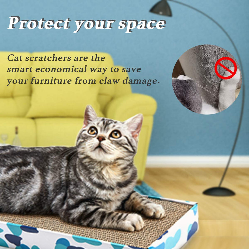 PEEKAB chat utilisant le griffoir montrant stimulation naturelle et confort