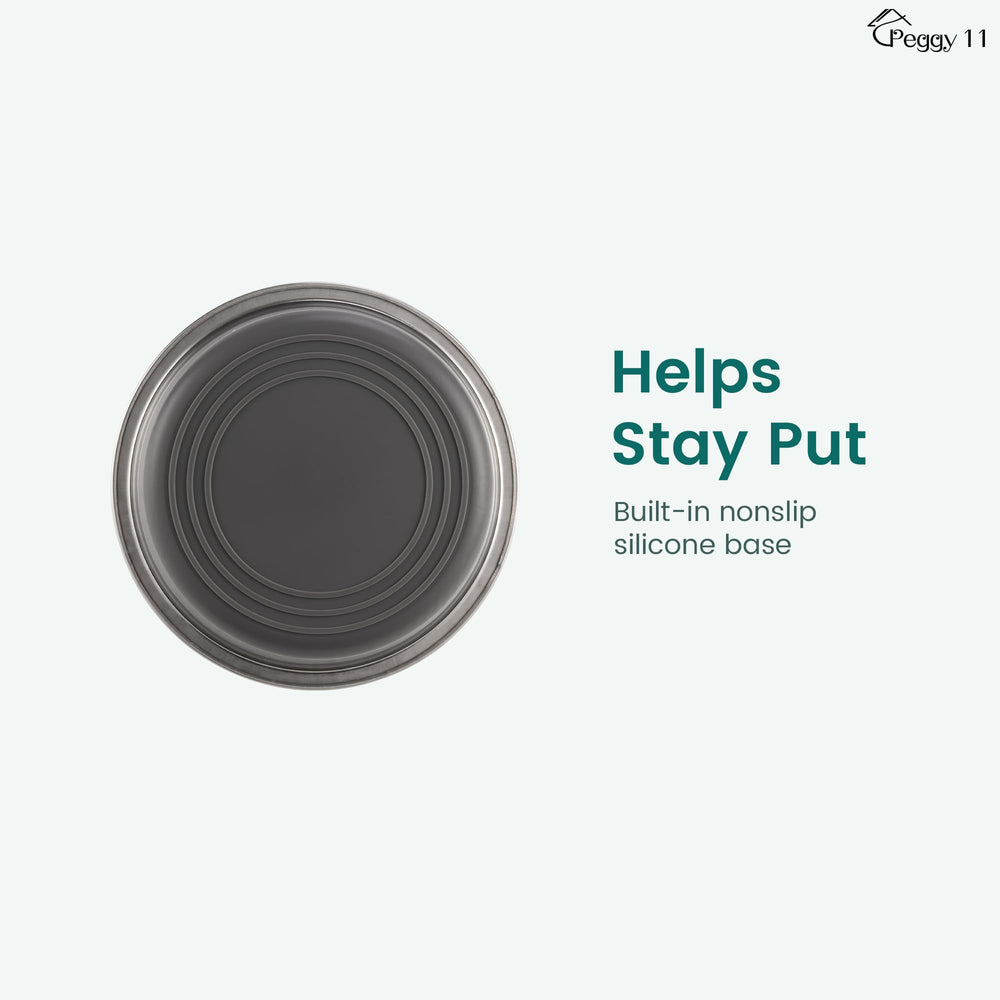 PEGGY11 détail acier inoxydable montrant surface facile à nettoyer