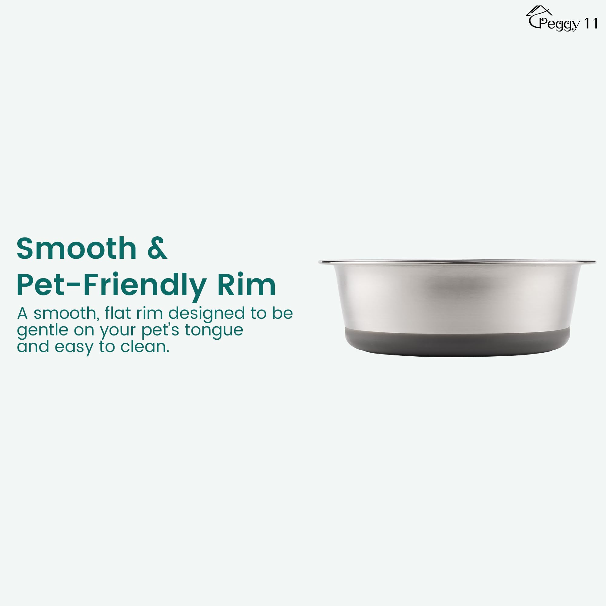 PEGGY11 gamelle en usage avec chat montrant repas sans bruit