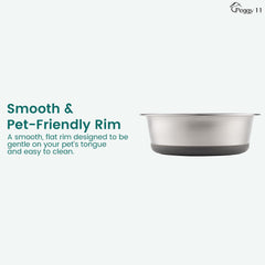 PEGGY11 gamelle en usage avec chat montrant repas sans bruit