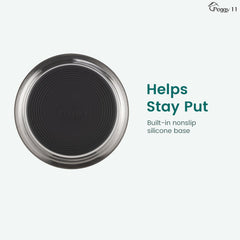PEGGY11 gros plan inox montrant surface lisse pour nettoyage facile