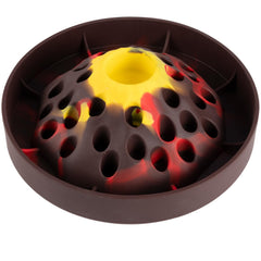 PEGGY11 gamelle volcan face avant montrant design interactif et sécurité