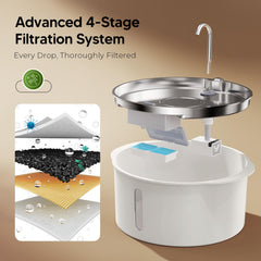 PEKTACO réservoir 7L avec indicateur de niveau pour moins de remplissages
