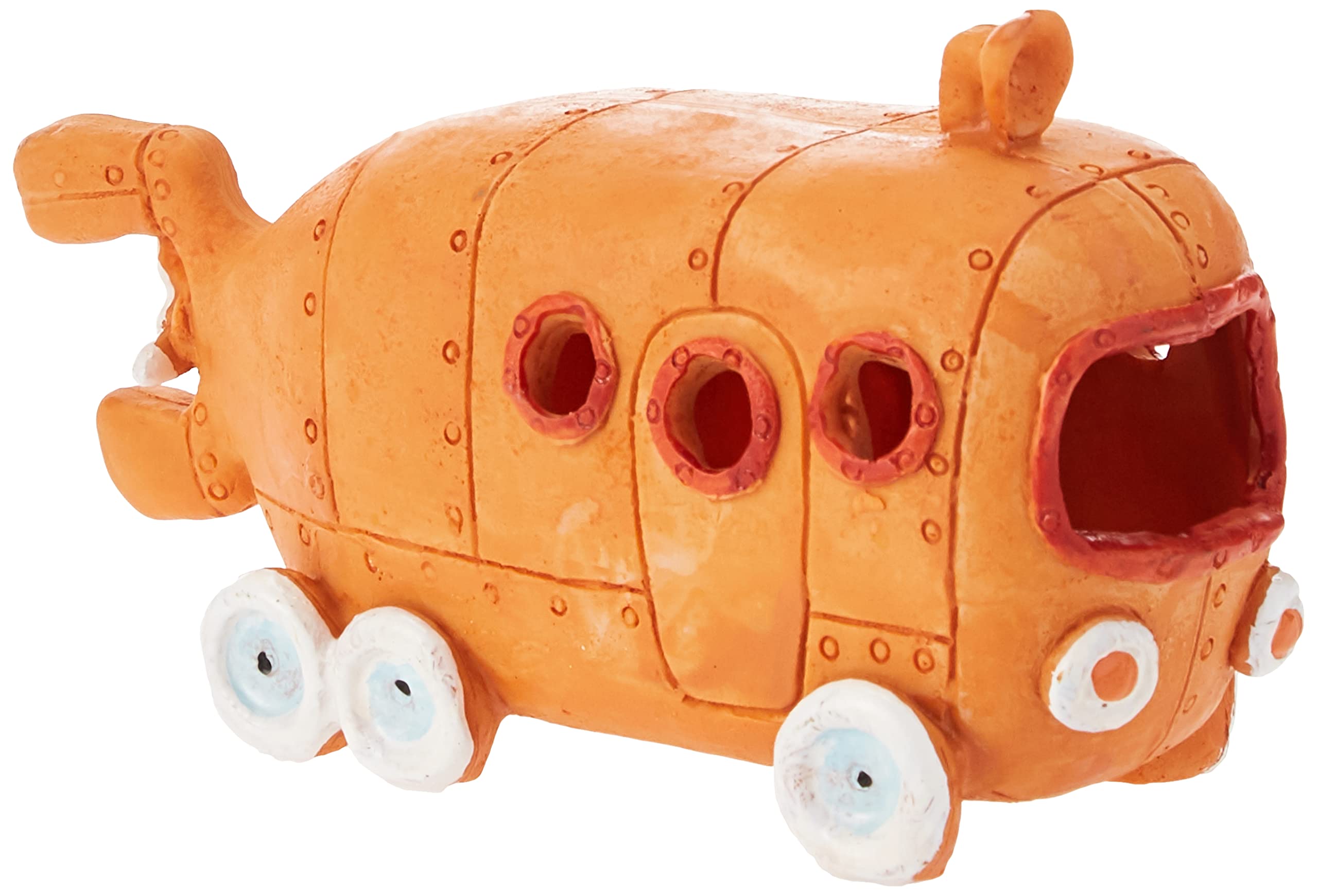 Penn-Plax bus Bikini Bottom face avant couleur vive apportant focalisation décorative