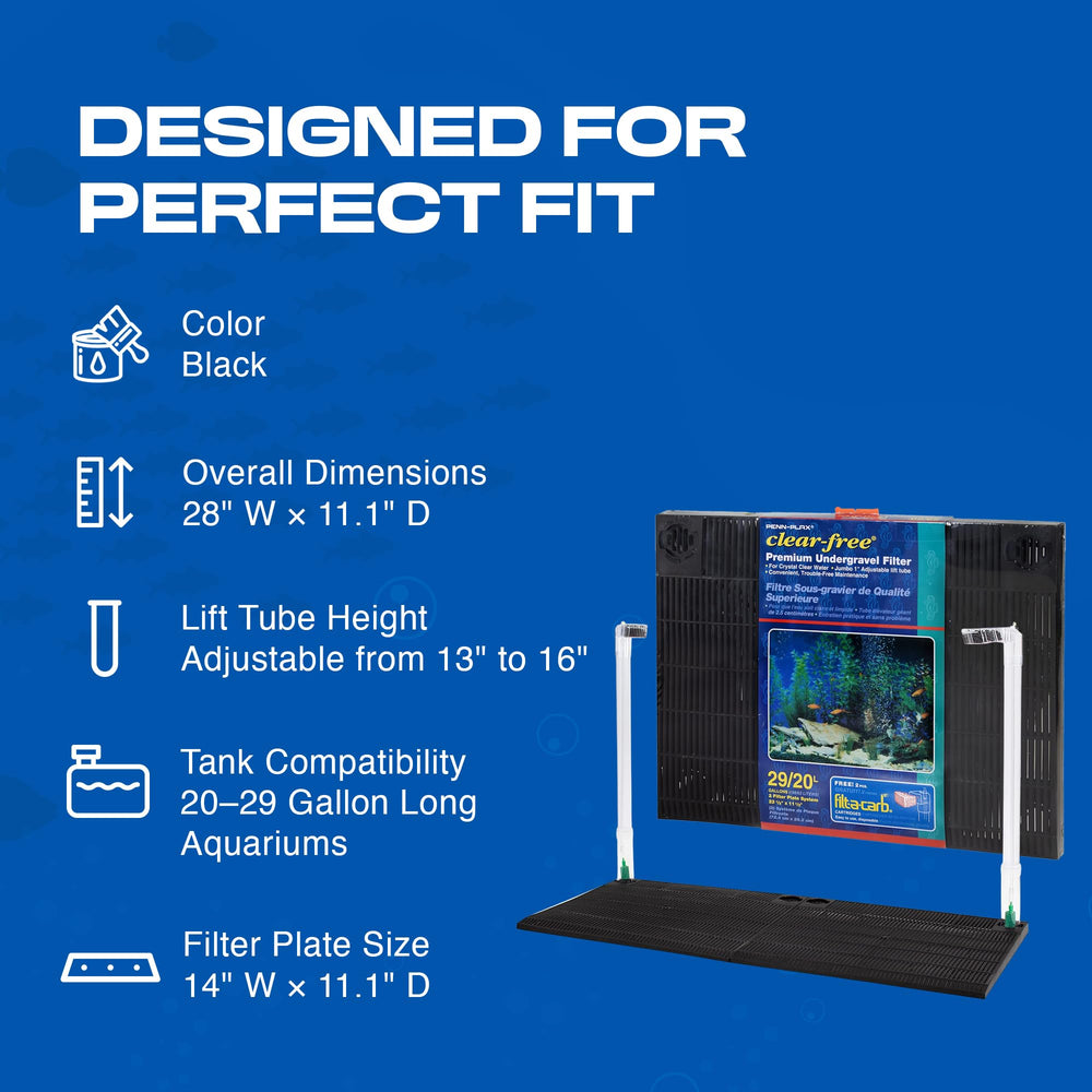 Penn-Plax cartouche Filt-a-Carb mise en évidence pour filtration chimique