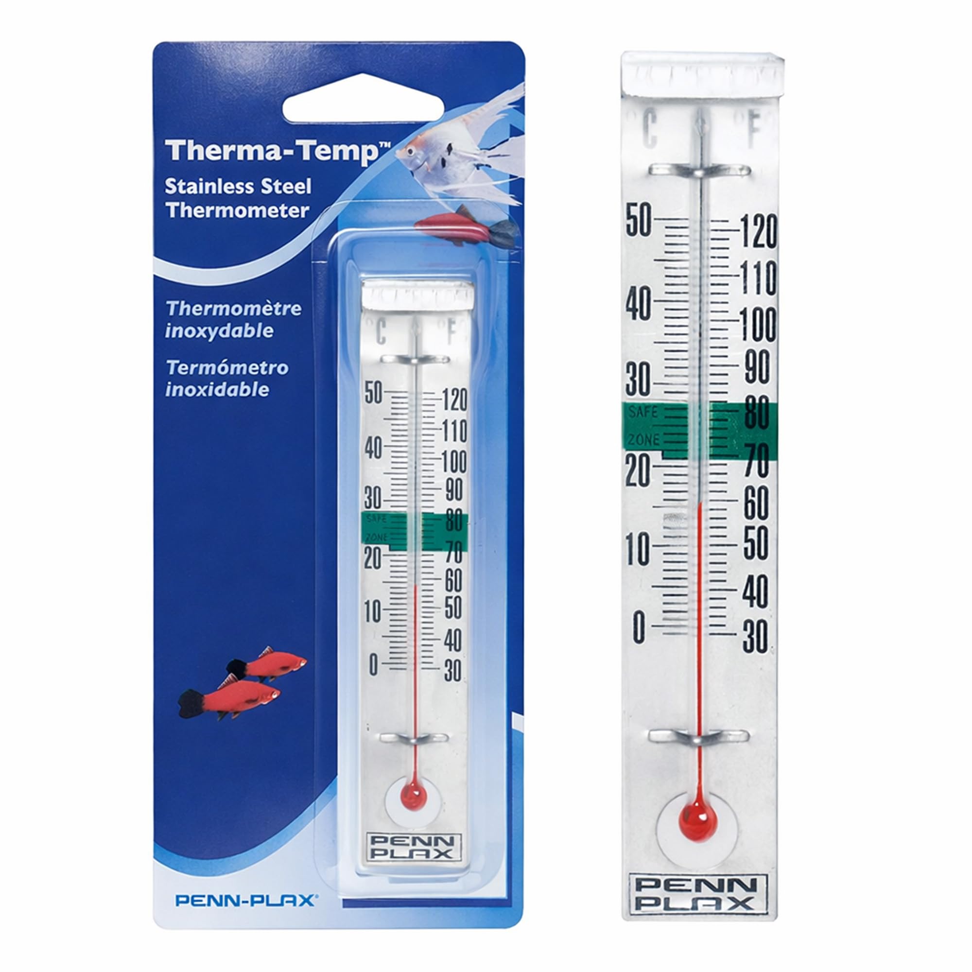 Penn-Plax thermomètre face avant lecture facile et fiable