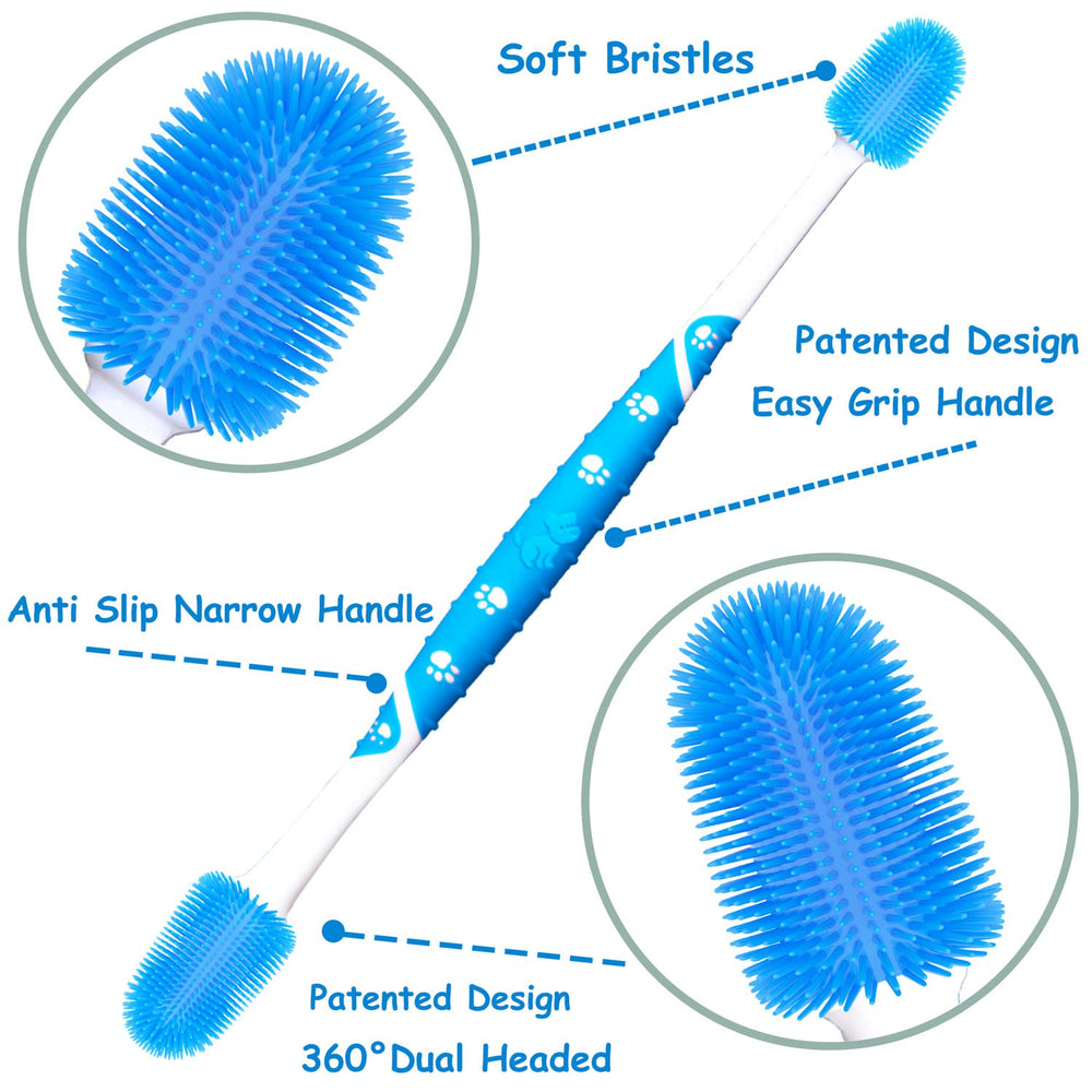 PenVinoo finger brush 360° gros plan en silicone, confort et nettoyage complet