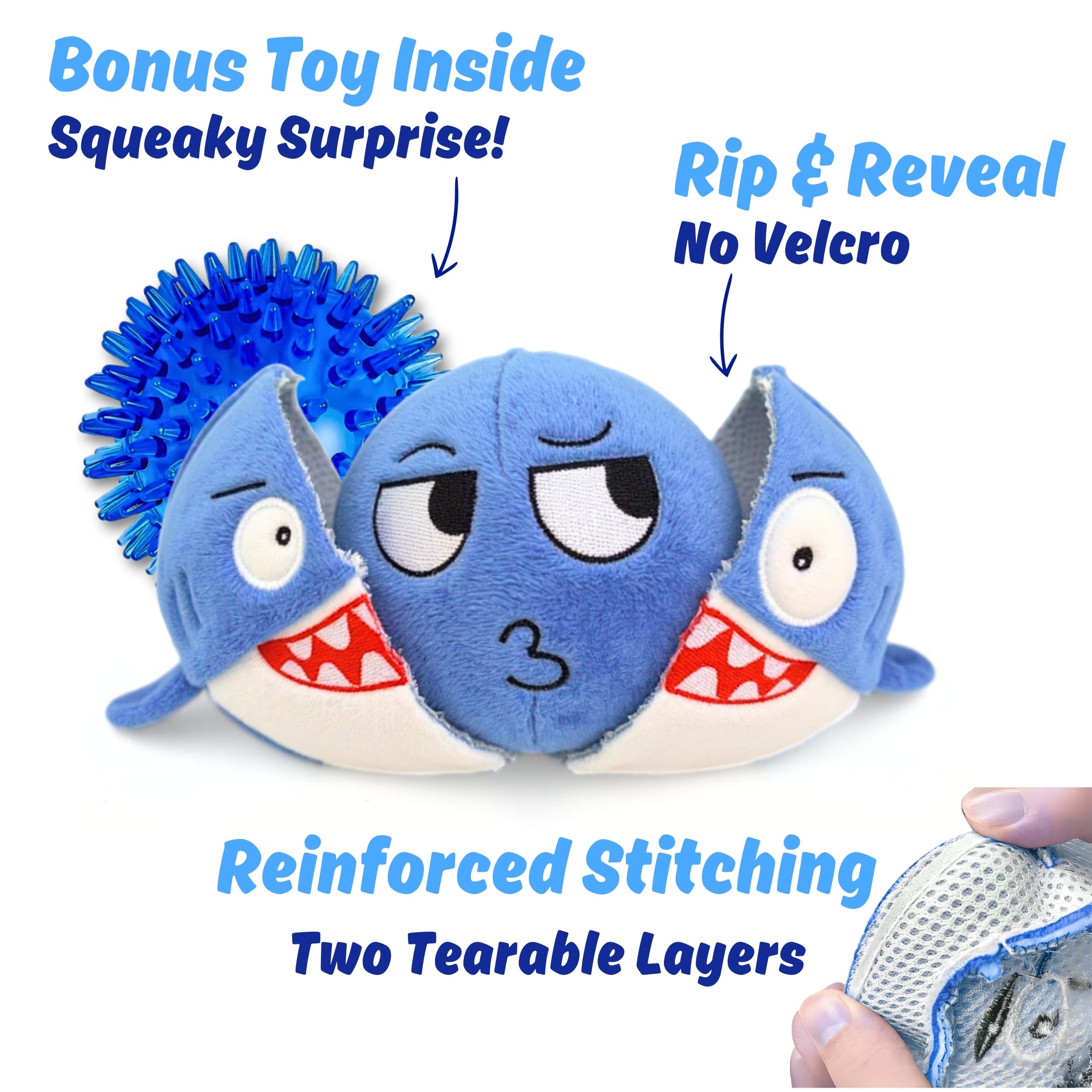 PeppyPawz Sharky zoom sur tissu renforcé, mise en avant solidité