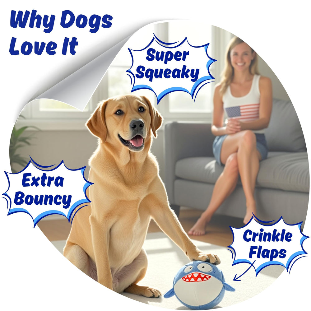 PeppyPawz Sharky détail des nageoires crinkle stimulant sonorement