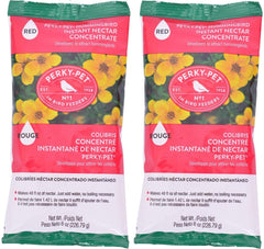 Perky-Pet emballage avant montrant sachet et simple préparation pour attirer colibris