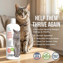 PET CARE Sciences gouttes versées sur pâtée pour appétence accrue