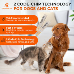 Pet Control HQ gros plan sur bandelette illustrant précision