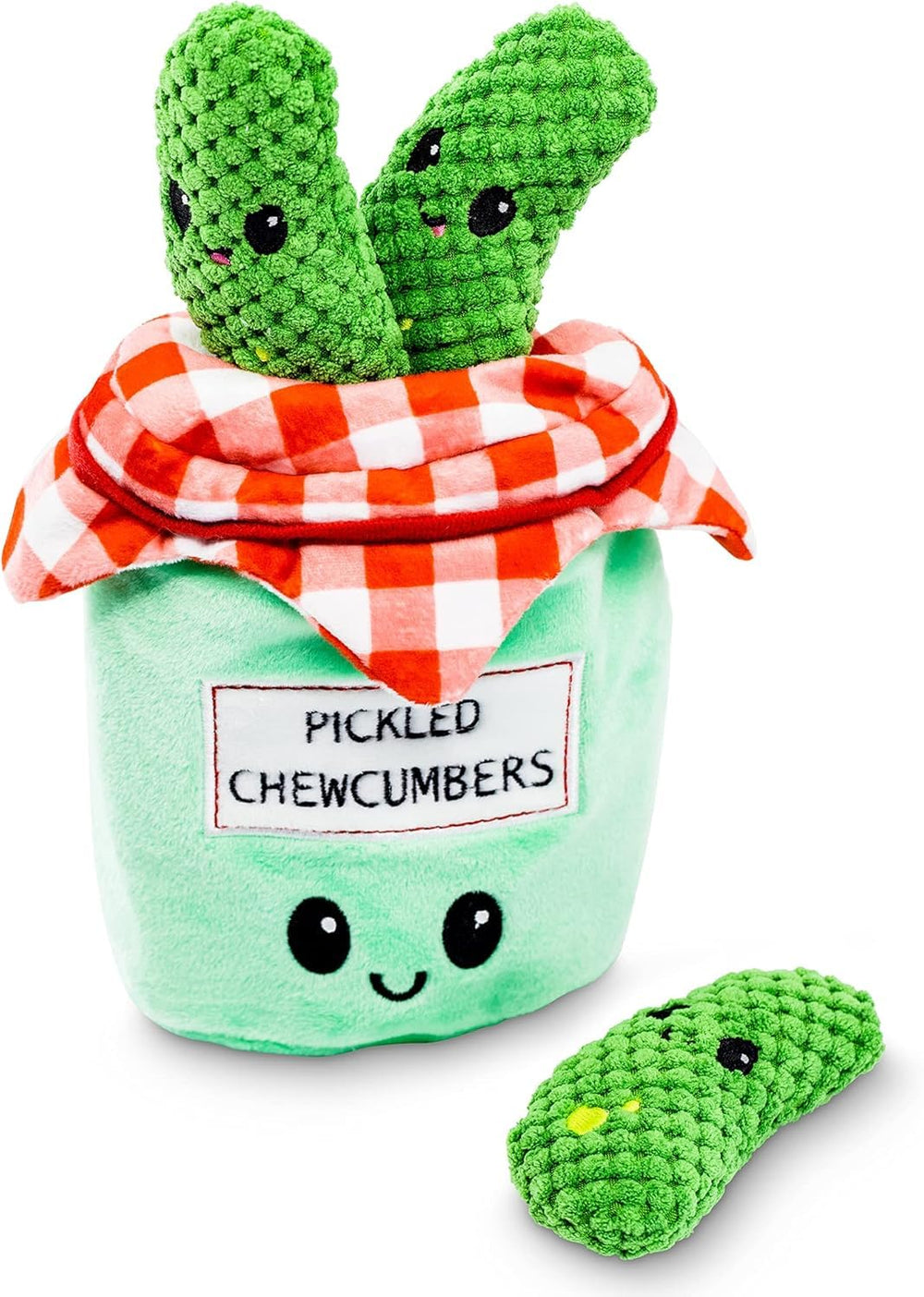 Pet Craft Supply bocal Pickles en peluche, attire l'intérêt et amuse