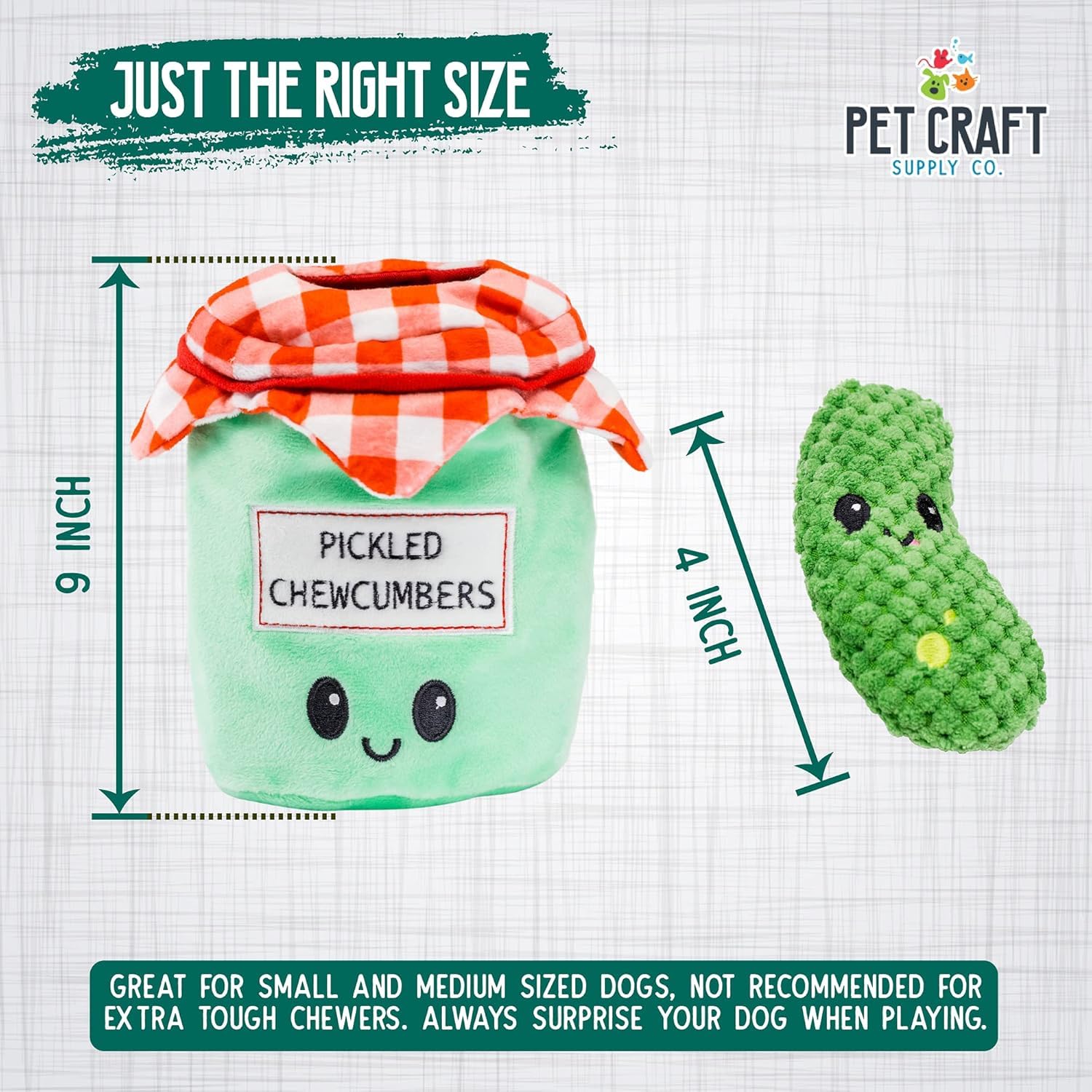 Pet Craft Supply comparaison taille Pickles, choix adapté pour chiens moyens