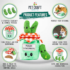 Pet Craft Supply ensemble Pickles complet, entertainment interactif pour chien