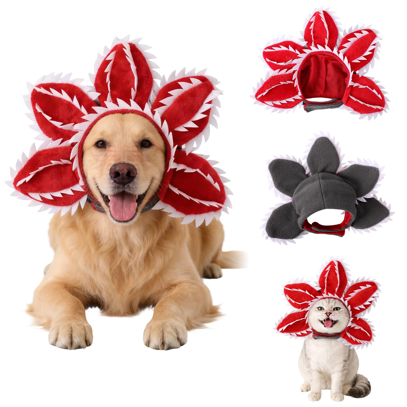 Pet Demon bonnet devant grand plan montrant design amusant et attractif