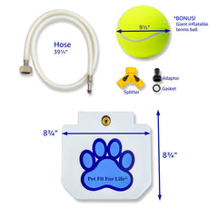 Pet Fit For Life gros plan pédale montrant surface antidérapante et activation facile