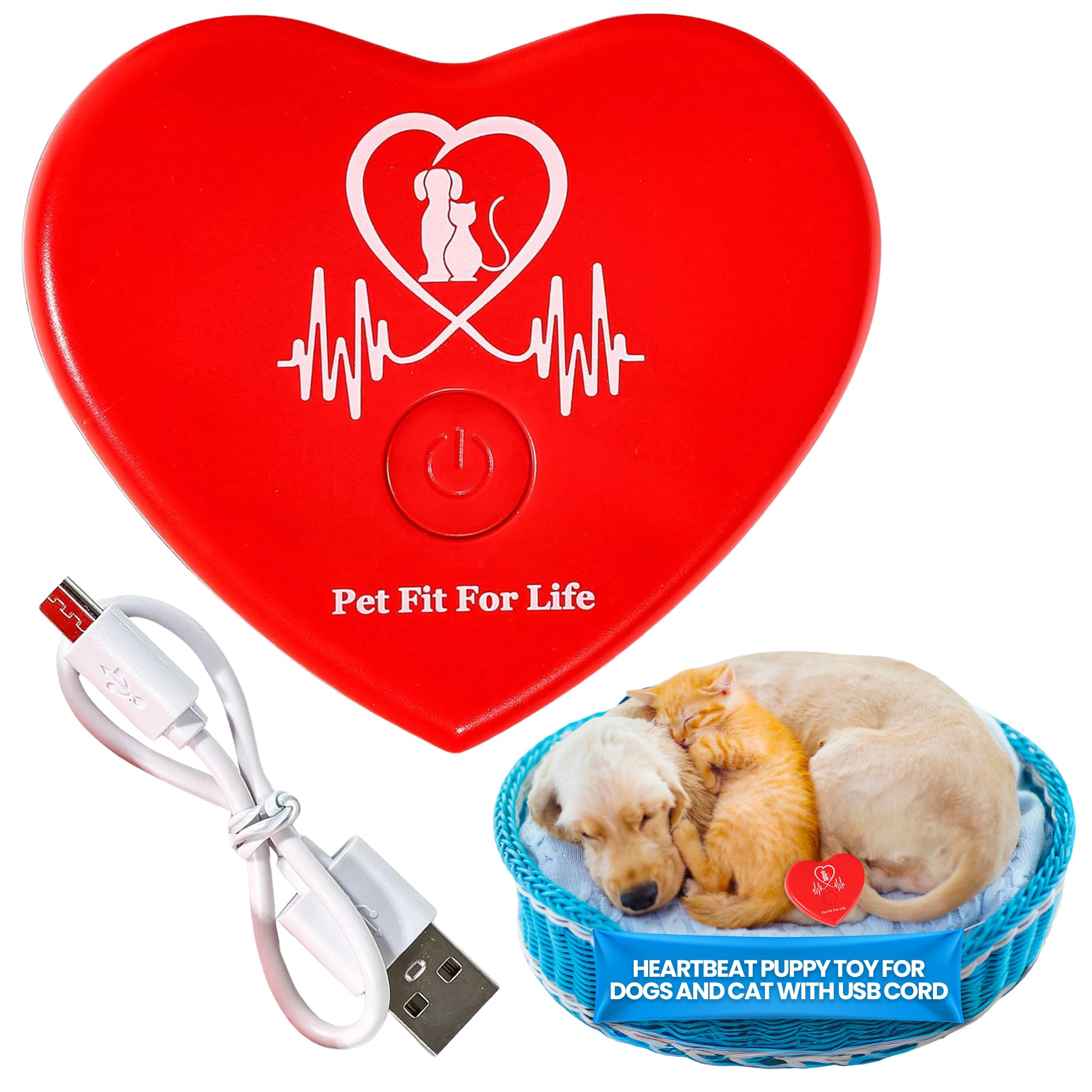 Pet Fit For Life face avant montrant le simulateur et bénéfice apaisant