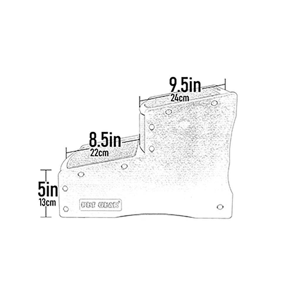 Pet Gear Easy Step II en usage vers canapé pour réduire les sauts