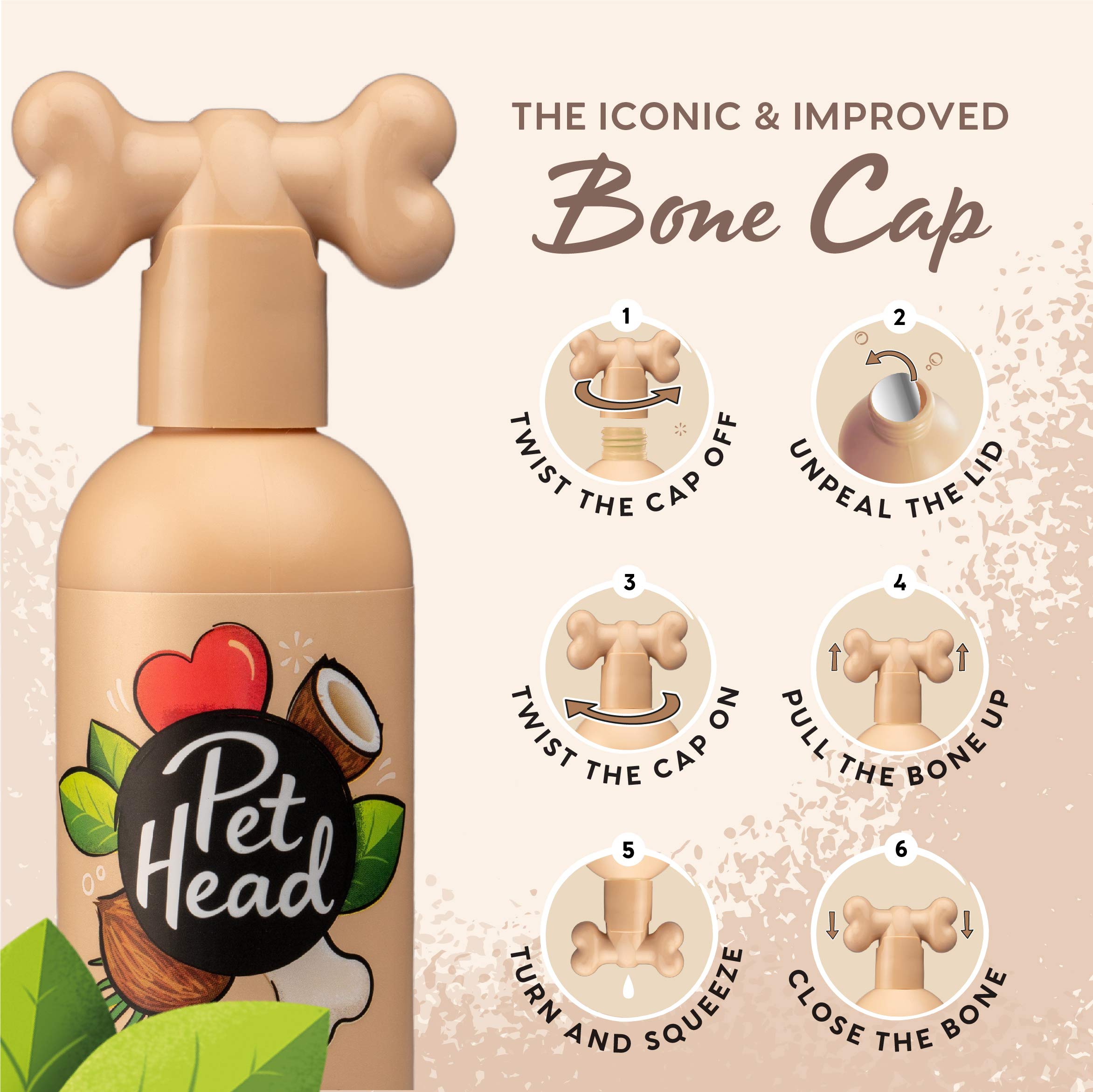 Pet Head application sur chien en bain pour calmer la peau
