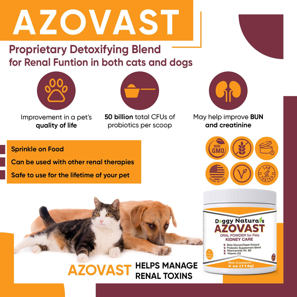 Pet Health Pharma Azovast chat mangeant supplément savoureux favorisant acceptation