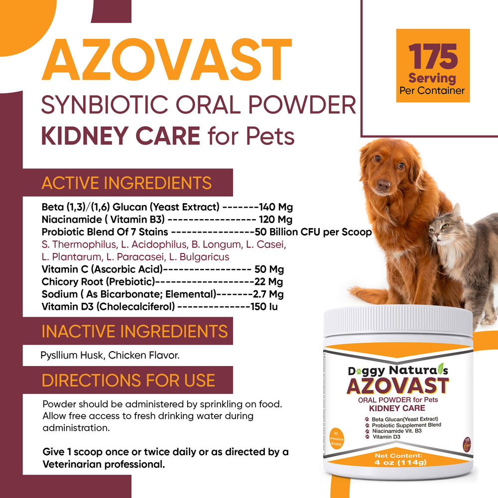 Pet Health Pharma Azovast cuillère mesure illustrant dosage précis et administration simple