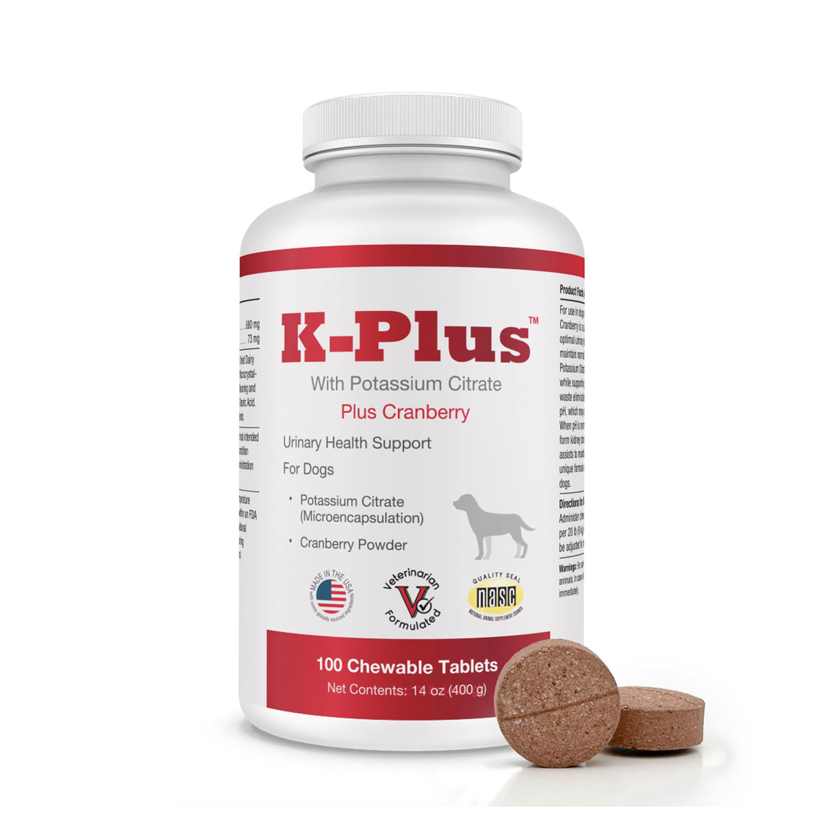 Pet Health Solutions boîte K-Plus face montrant l’emballage et usage facile