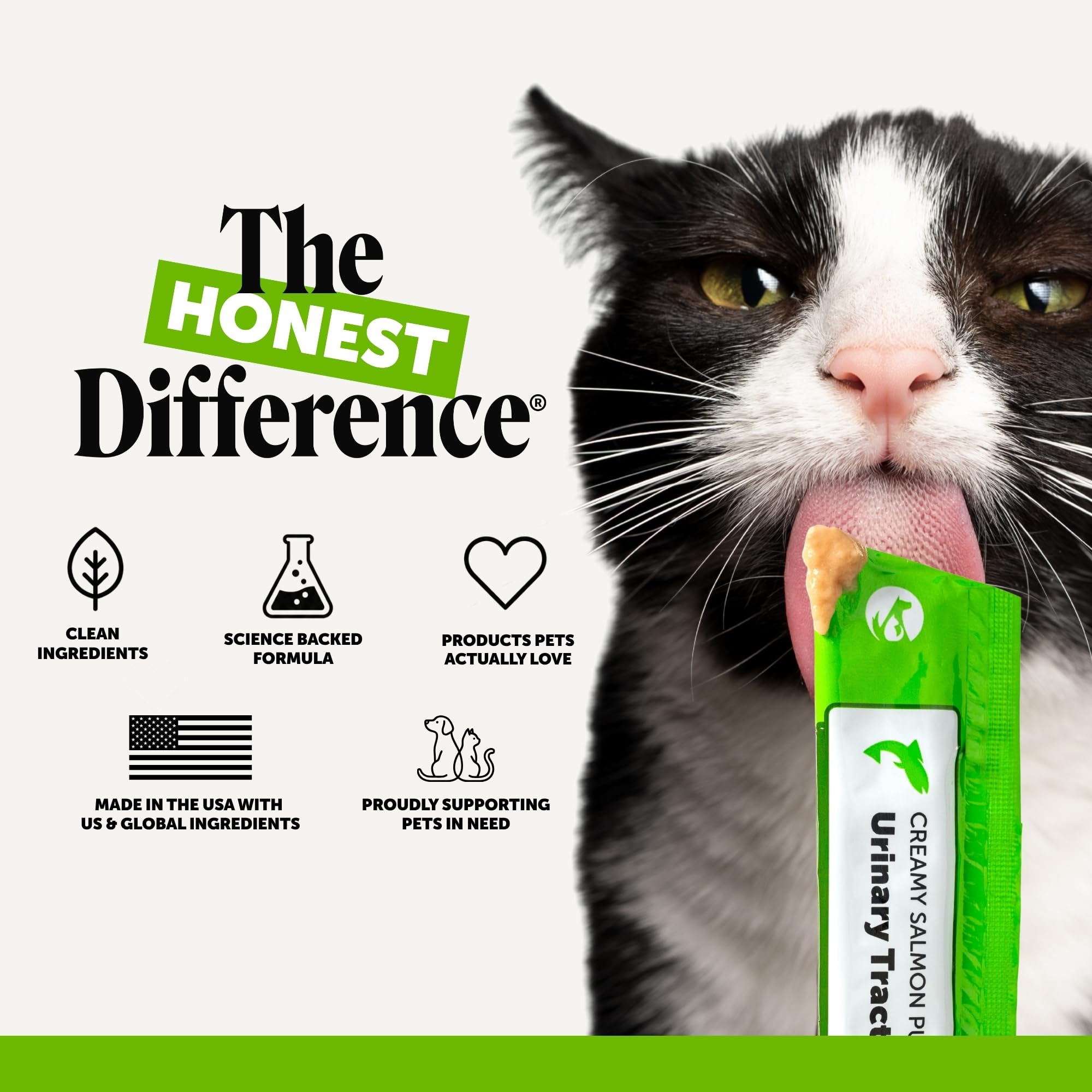 Pet Honesty comparaison taille sachet pour visualiser portion pratique