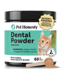Pet Honesty emballage avant montrant usage quotidien et durée 60 jours