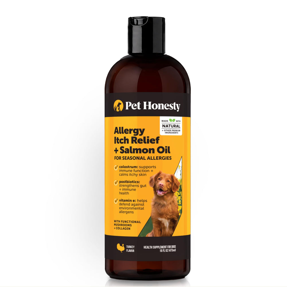 Pet Honesty bouteille avant montrant étiquette claire et bénéfice apaisant