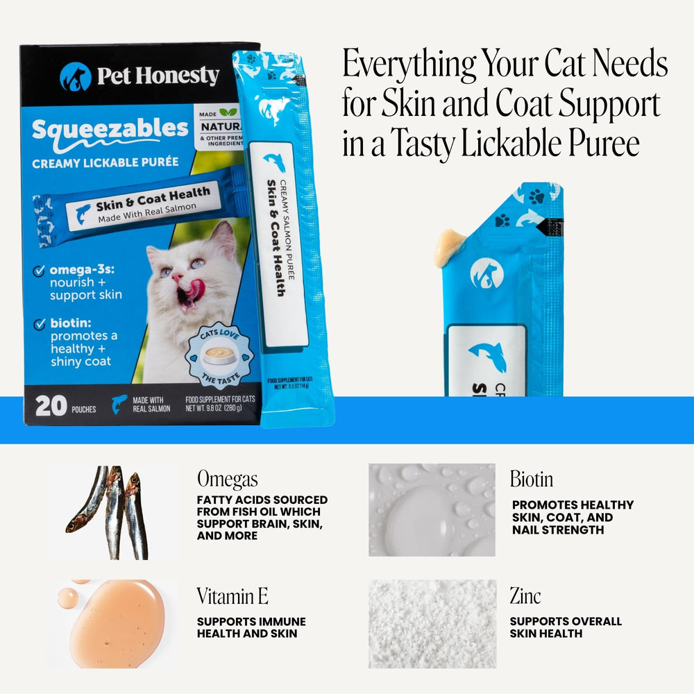 Pet Honesty purée saumon texture crémeuse gros plan pour appétence