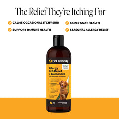 Pet Honesty goutte d'huile montrant texture riche et nutrition peau