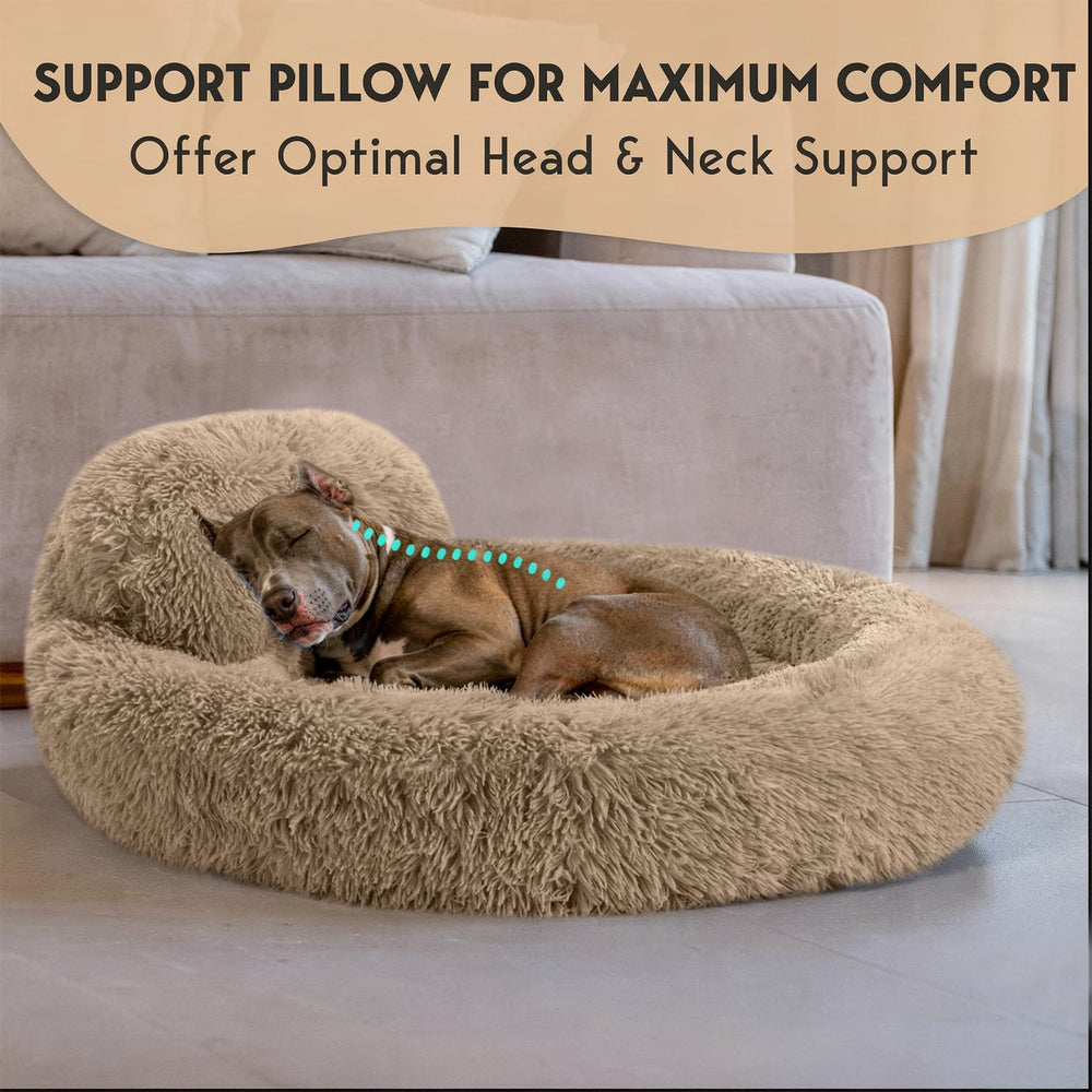 PET JETT gros plan fausse fourrure doux pour repos apaisant