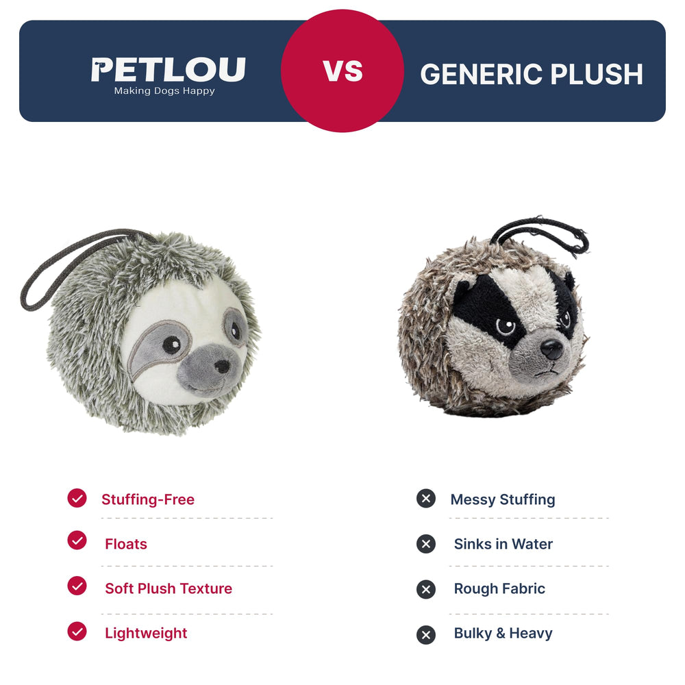 Pet Lou détail peluche et coutures pour confort et durabilité