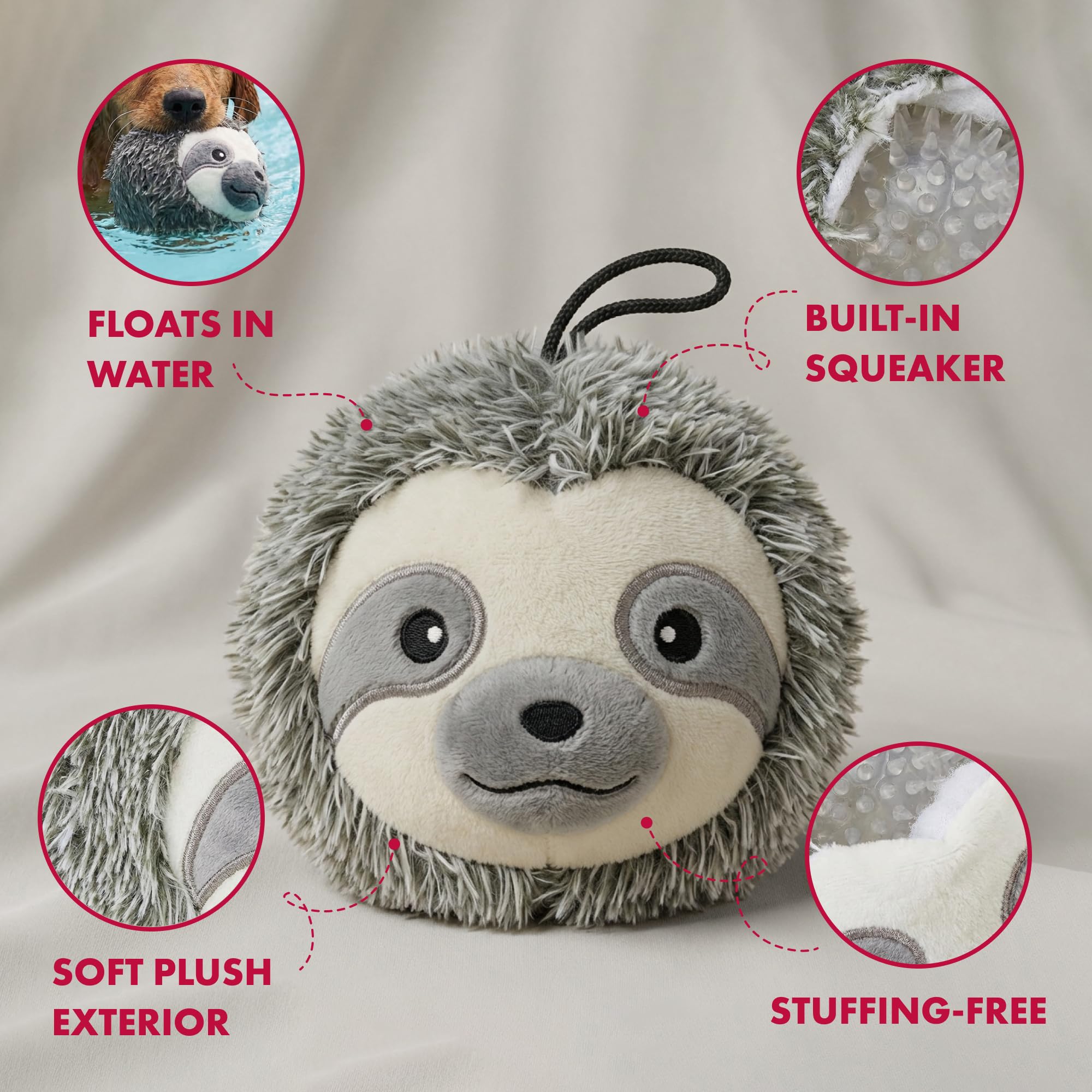 Pet Lou gros plan nylon texturé pour meilleure résistance aux morsures