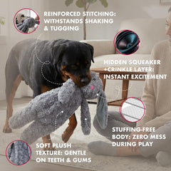 Pet Lou nappe tissu renforcé démontrant résistance au tirage